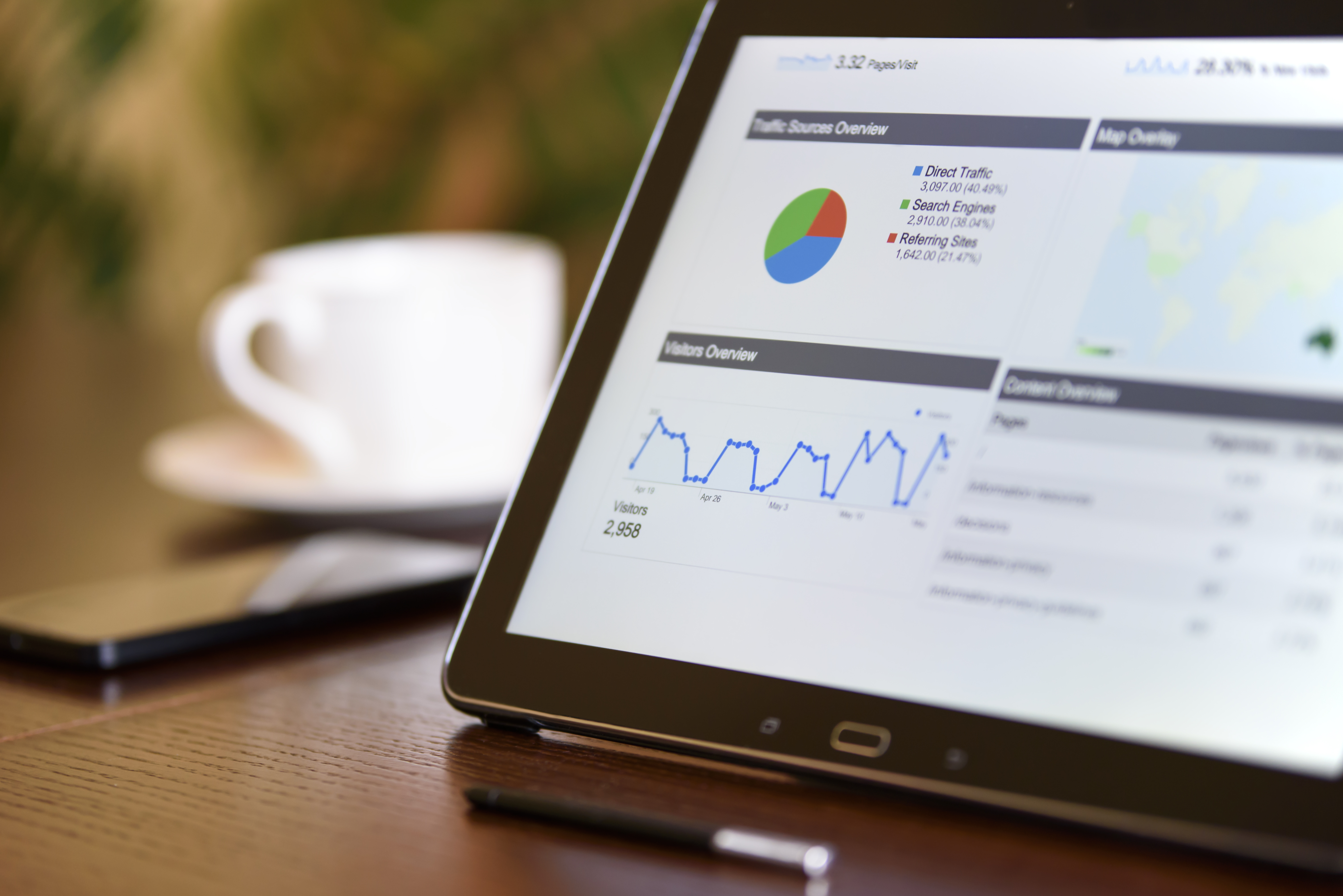 Statistics Overview On Desktop